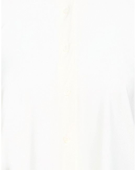 Caliban White Cream Shirt Polyamide, Elastane