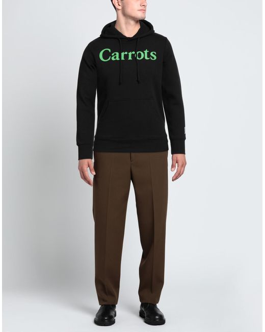 Carrots Black Sweatshirt for men