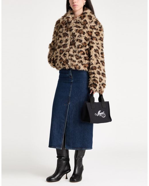 MSGM Natural Shearling & Teddy