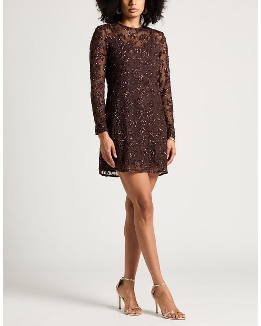Motel Brown Mini Dresses