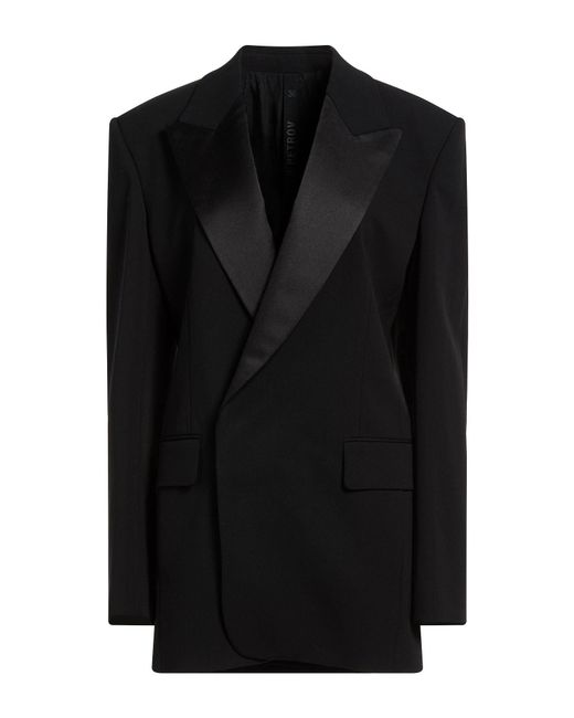 Petar Petrov Black Blazer Virgin Wool, Elastane