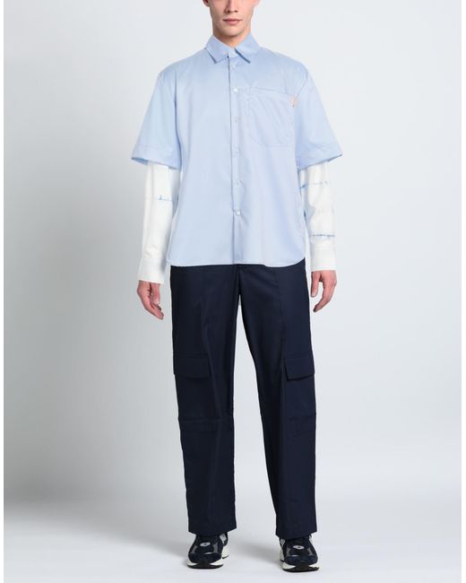 NAHMIAS Blue Shirt for men