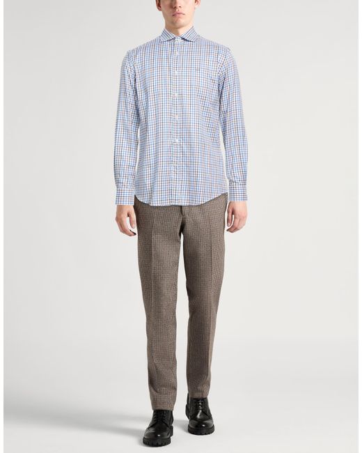 Paul & Shark Blue Shirt Cotton for men