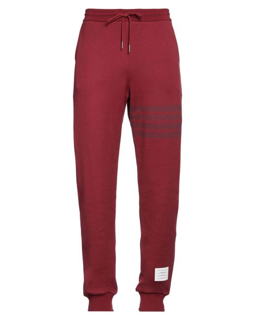 Pantalone di Thom Browne in Red da Uomo