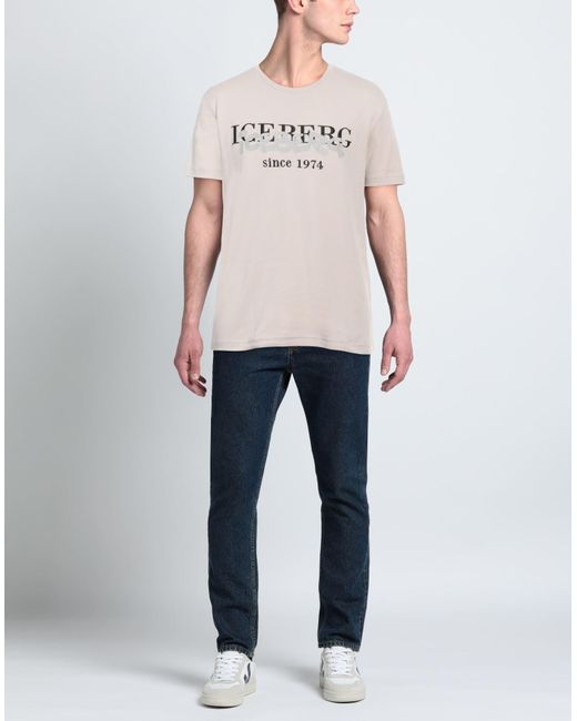 Iceberg T-shirts in Gray für Herren