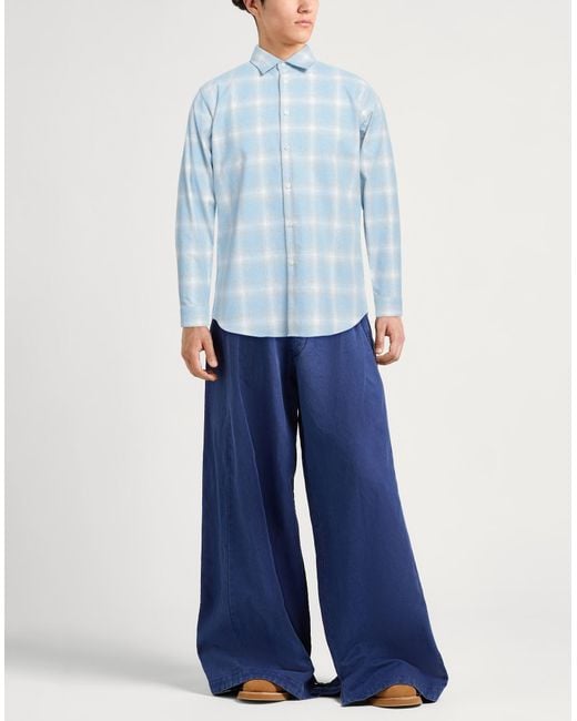 Camisa Theory de hombre de color Blue