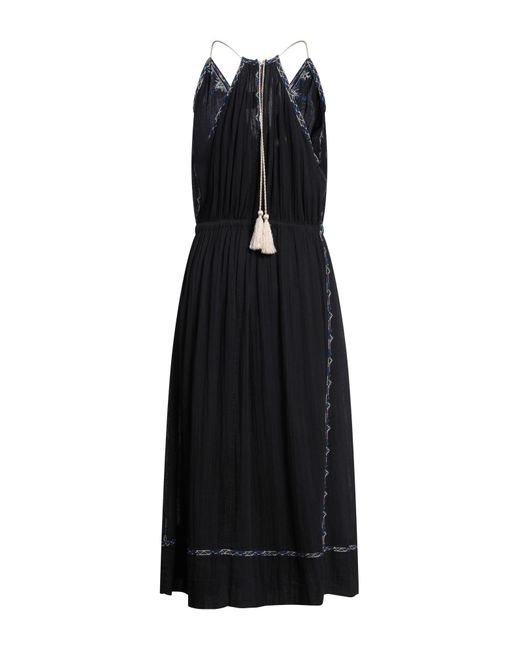Isabel Marant Black Maxi Dress Organic Cotton
