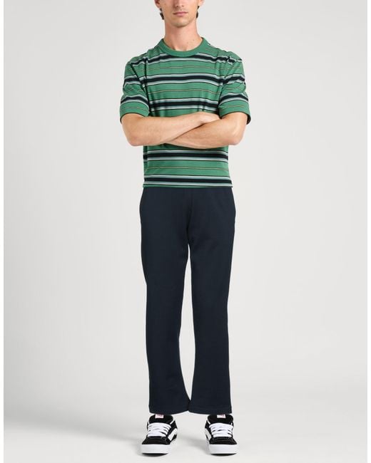 Massimo Alba Blue Pants Cotton, Cashmere for men