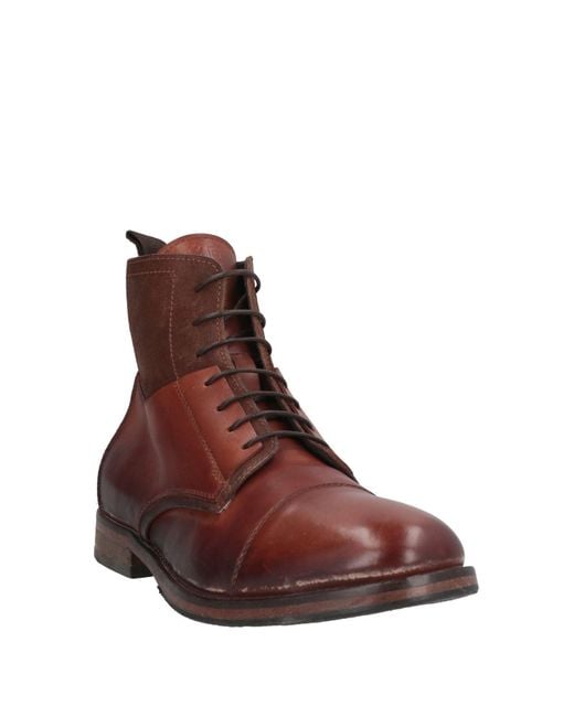Moma Brown Ankle Boots Leather for men