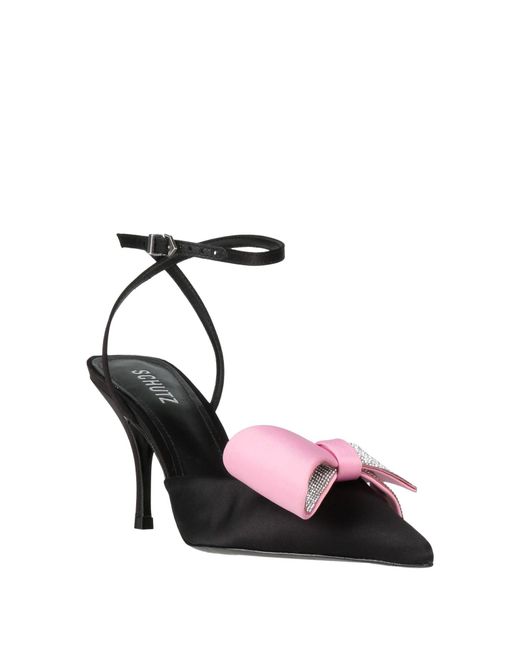 SCHUTZ SHOES White Sandals Textile Fibers