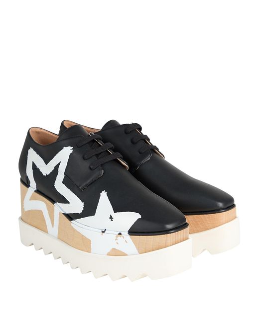 Stella McCartney Blue Lace-Up Shoes