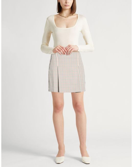 Tory Burch White Mini Skirt