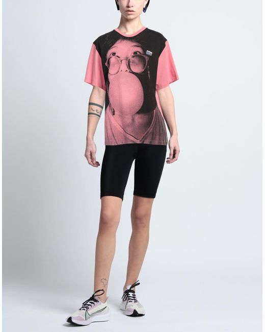 Maison Kitsuné Pink T-shirt for men