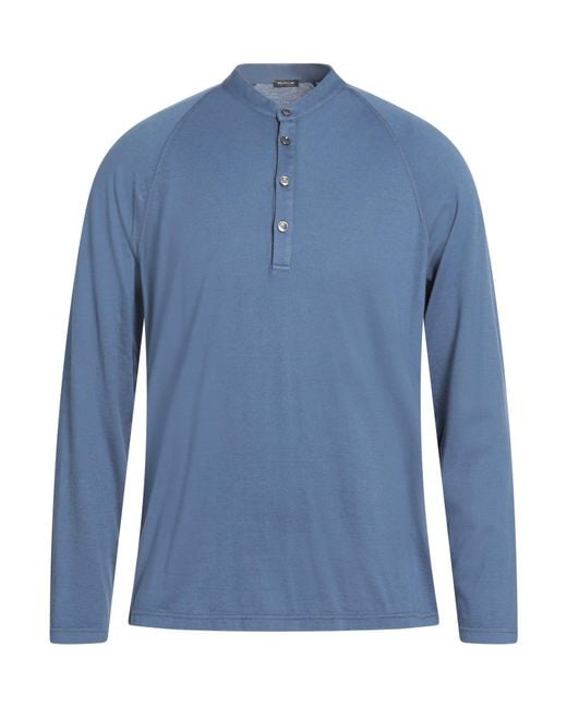 Kiton Blue T-Shirt Cotton, Cashmere for men