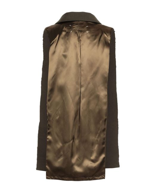 Maison Margiela Green Tailored Vest Wool for men