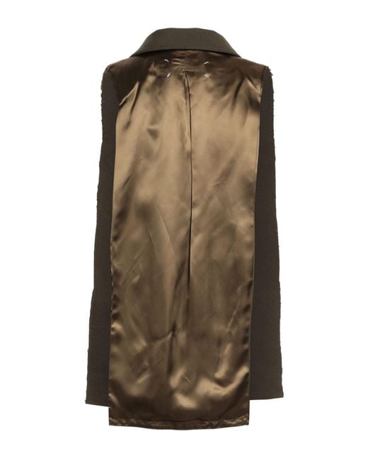 Maison Margiela Green Tailored Vest Wool for men