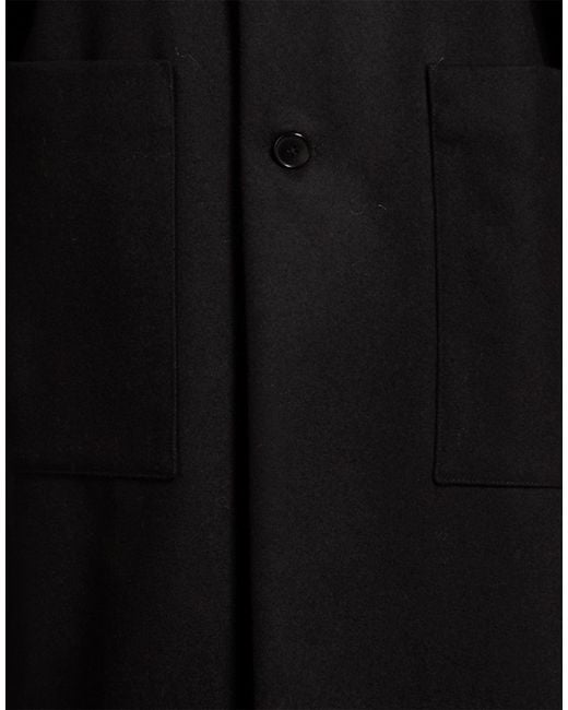 Barena Black Coat Wool, Polyamide