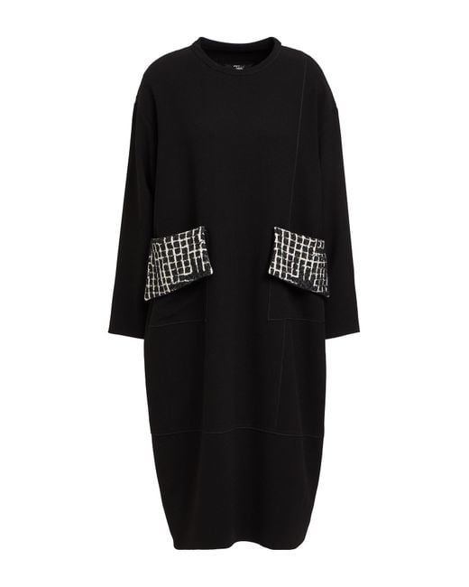 Tadashi Shoji Black Midi Dress