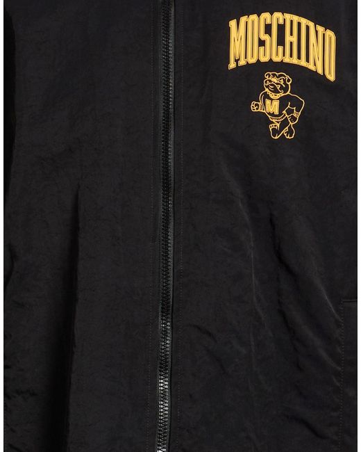 Moschino Black Couture Jacket Polyamide for men