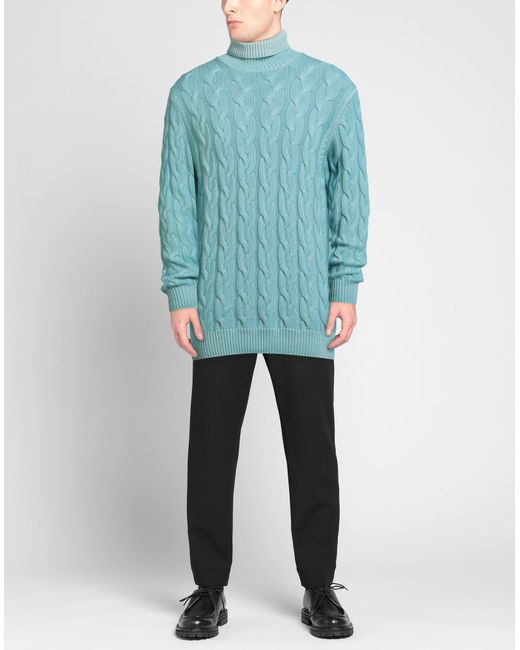 FILIPPO DE LAURENTIIS Rollkragenpullover in Blue für Herren