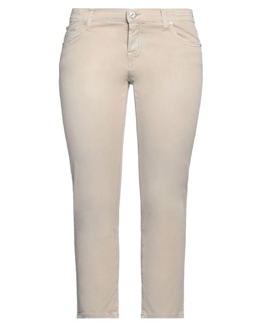 Jacob Cohen Natural Pants Cotton, Elastane