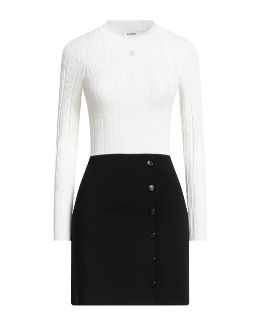 Sandro White Mini Dress