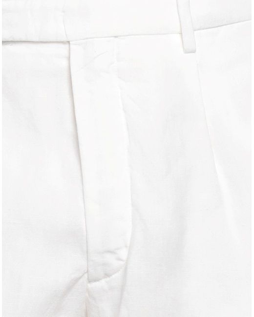 Boglioli White Shorts & Bermuda Shorts Linen for men