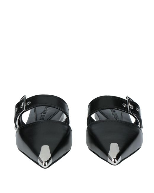 McQueen White Mules & Clogs