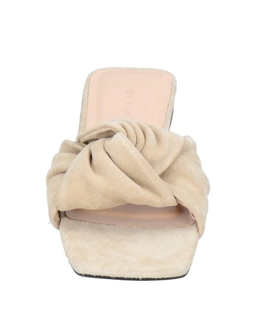 By Far Natural Sandals