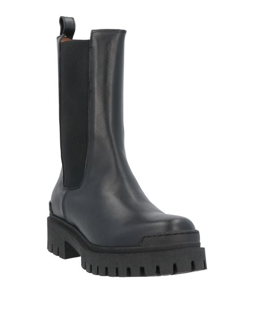 Ennequadro Black Ankle Boots