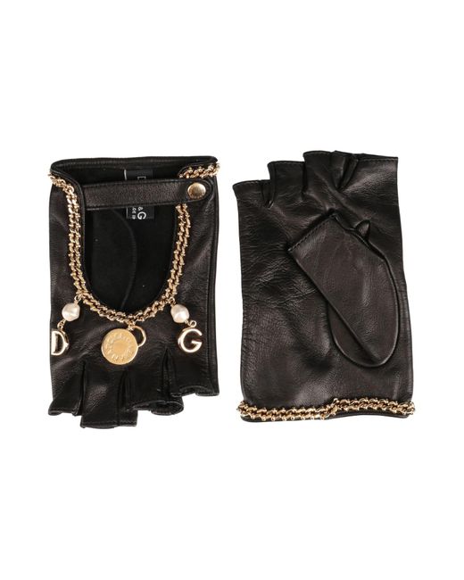 Dolce & Gabbana Black Gloves