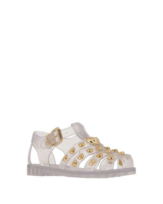 Moschino White Sandals