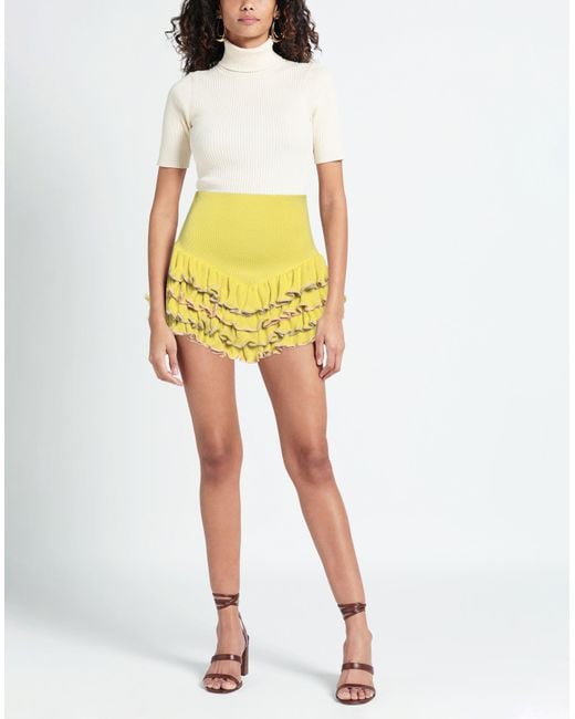 Aniye By Yellow Mini Skirt