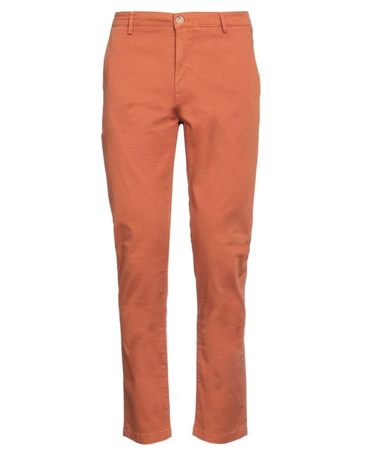 Yan Simmon Orange Pants for men