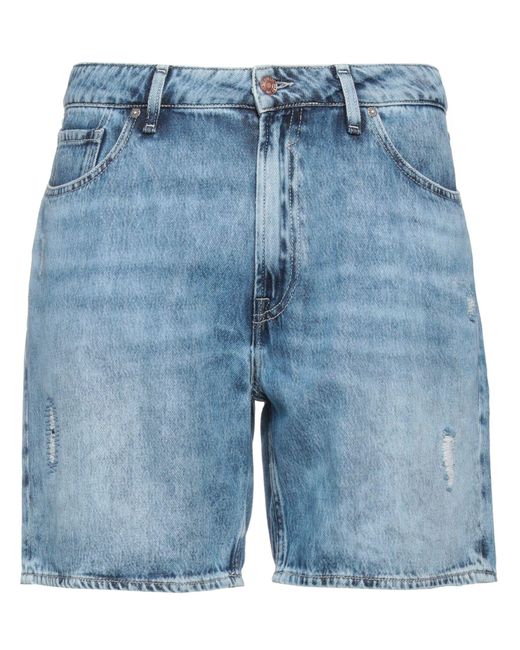 Guess Blue Denim Shorts for men