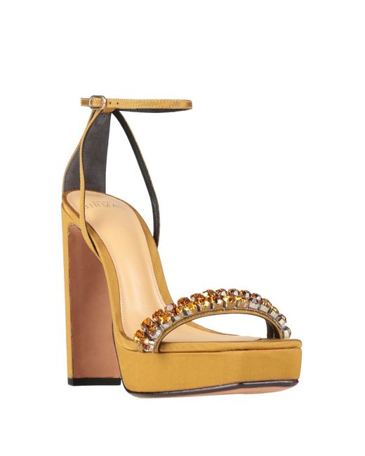 Sandales Alexandre Birman en coloris Metallic