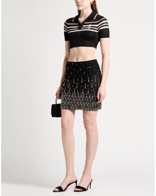 Pinko Black Mini Skirt