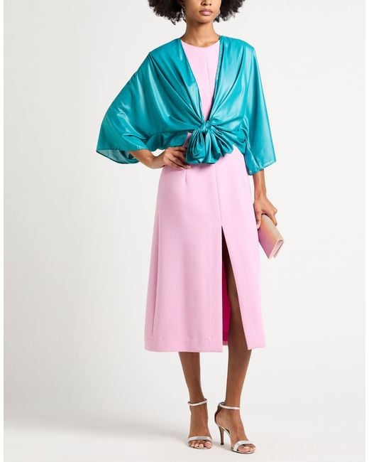 Patrizia Pepe Blue Shrug Polyester