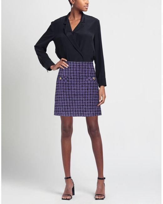Sandro Purple Mini Skirt