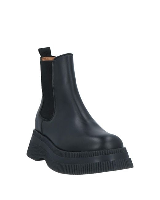 Ganni Black Ankle Boots