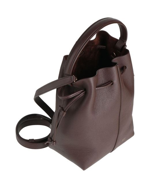 Mansur Gavriel Brown Dea -- Handbag Leather
