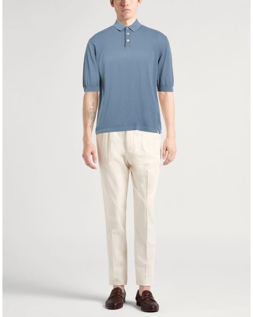Polo Eleventy de hombre de color Blue