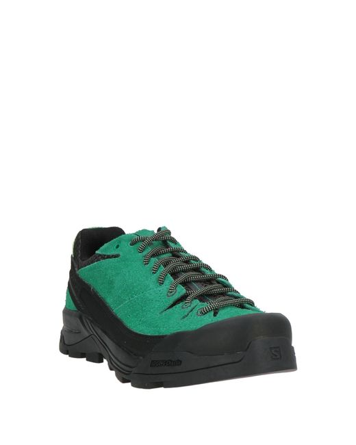Salomon Green Ankle Boots Leather