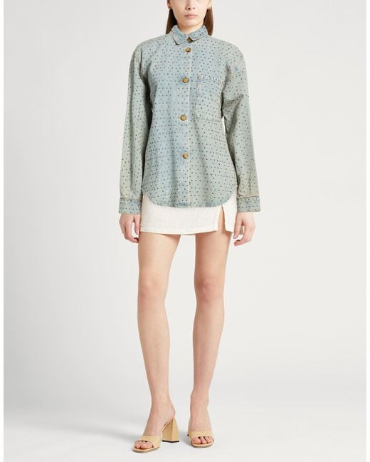 Alysi Blue Denim Shirt