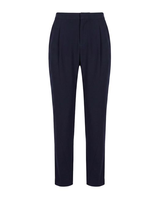 PT Torino Blue Midnight Pants Polyester, Viscose, Elastane