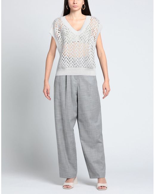 Brunello Cucinelli White Jumper