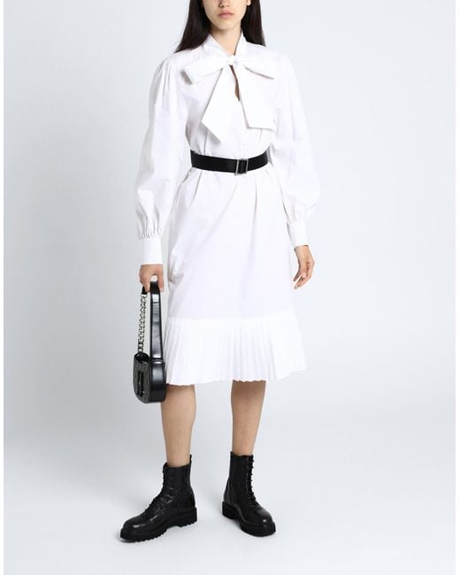 Karl Lagerfeld White Midi Dress