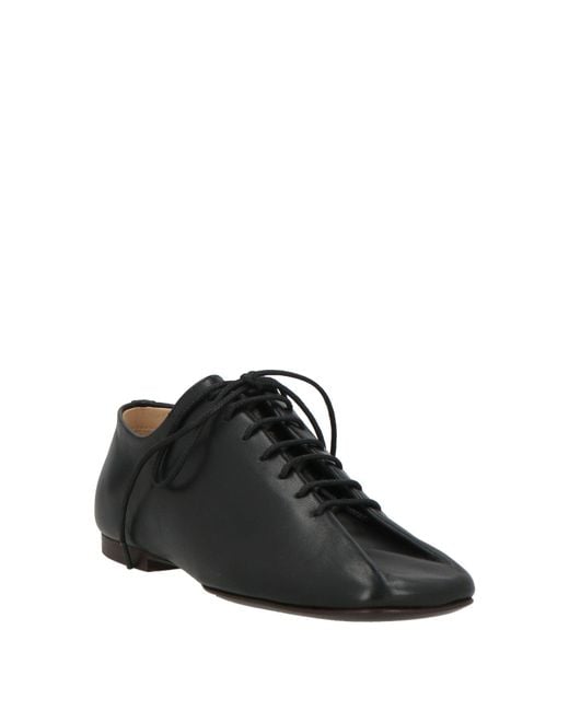 Lemaire Black Lace-Up Shoes
