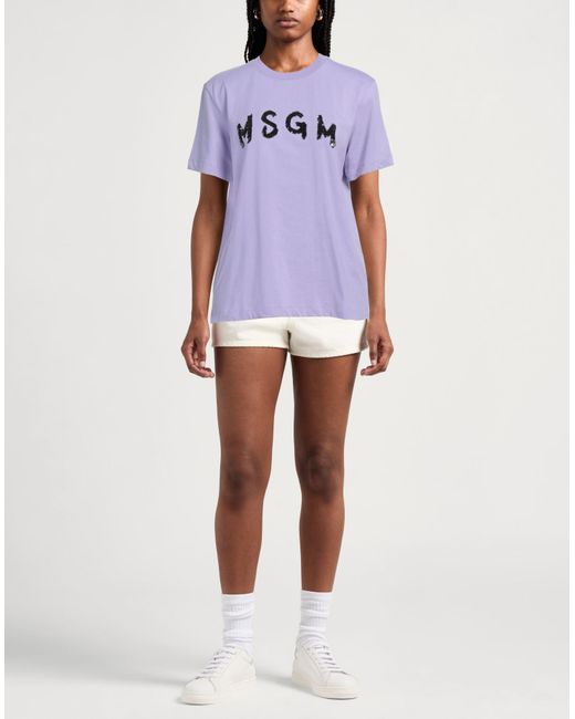 Camiseta MSGM de color Blue