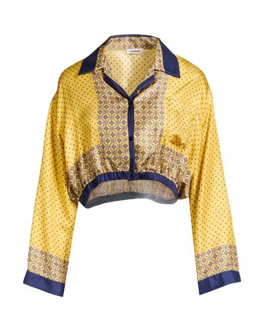 Camicia di Sandro in Yellow